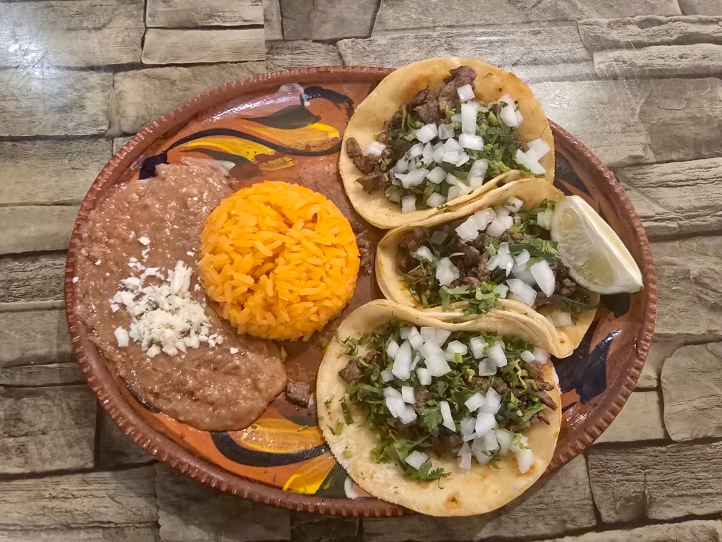 I recommend you trying take-free tacos, tacos and cilantro